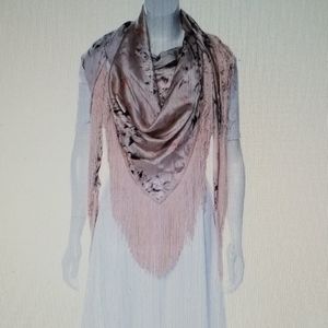Philosophy Di Alberta Ferretti printed silk shawl